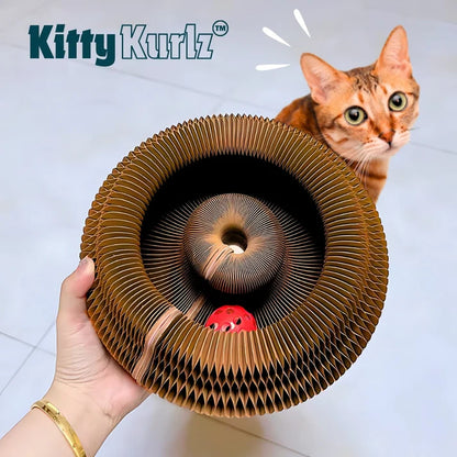 Kitty Kurlz™ – Rascador para Gatos resistente - Evita que arañen tus muebles